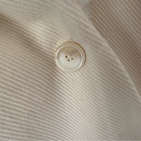 NWT Marvin Wool Coat Cream Size 2x Faux Fur Collar - Picture 5 of 12